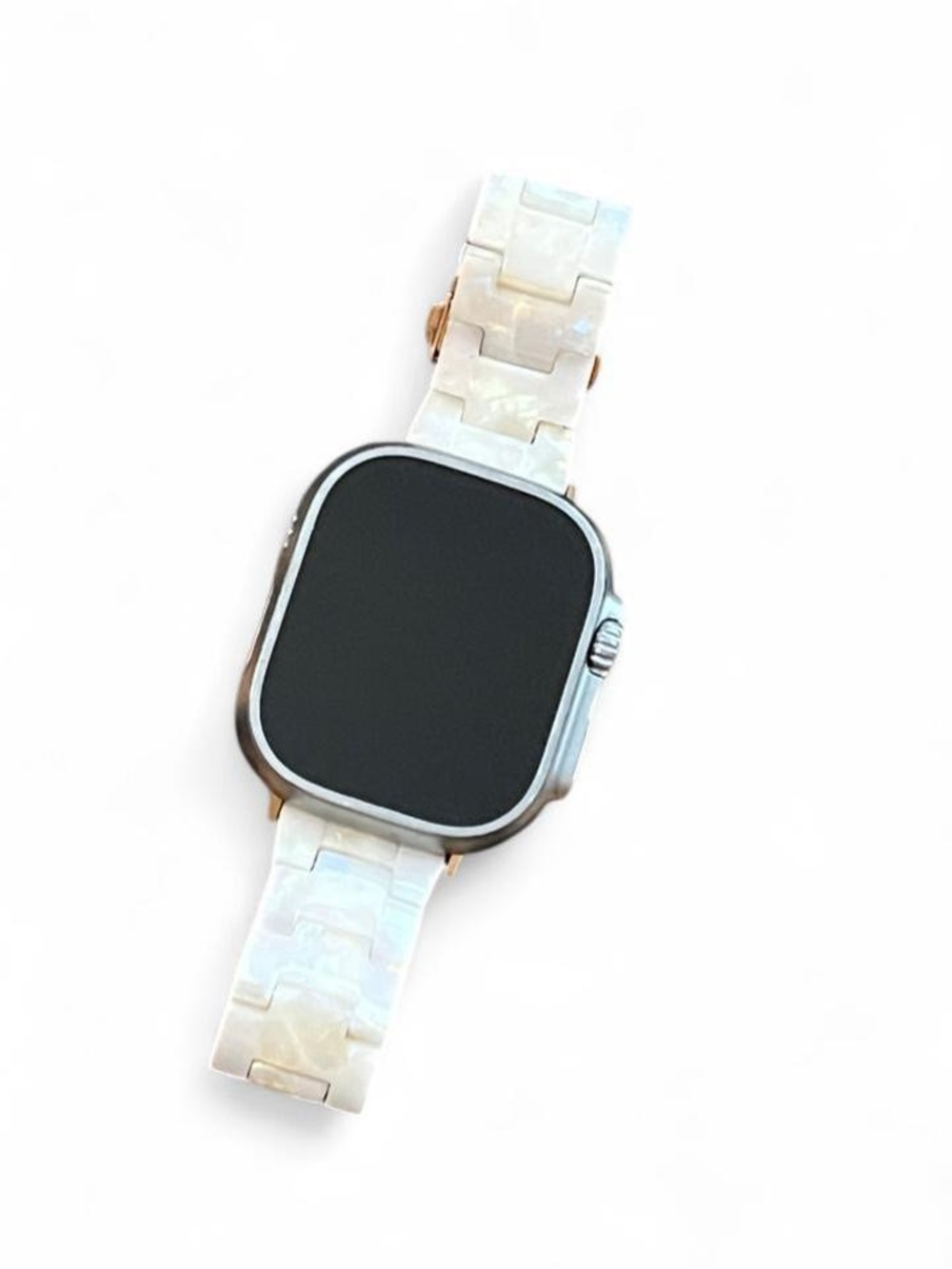 Apple Watch Ultra 1st Generation with Iridescent Pearl Band Titanium Cellular